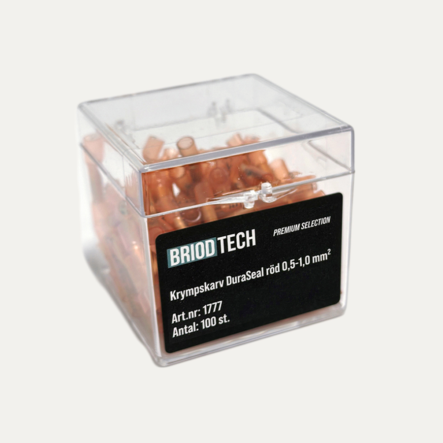 Conectores de empalme retráctiles de calor Duraseal BriodTech rojos 0.5-1.0 mm²