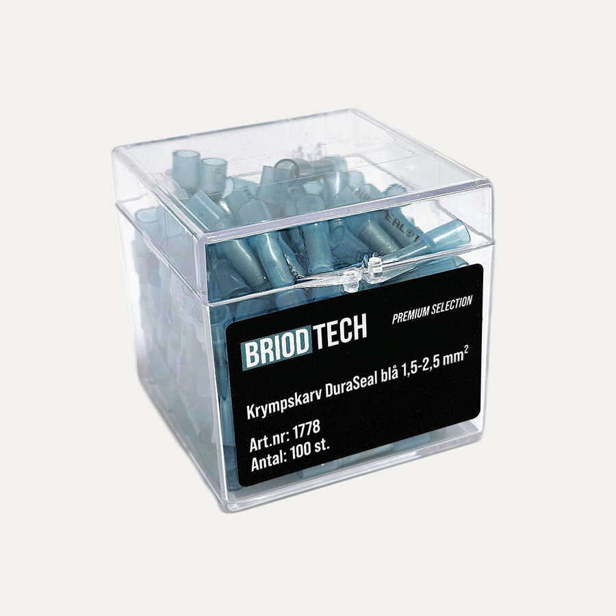 Duraseal BriodTech Conectores de Empalme de Crimpado Azul 0.5-1.0 mm²
