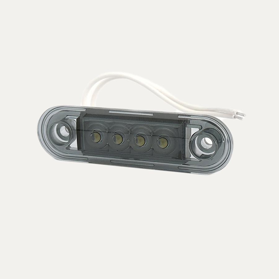 BriodLights positionslampa mörk 84 mm vit
