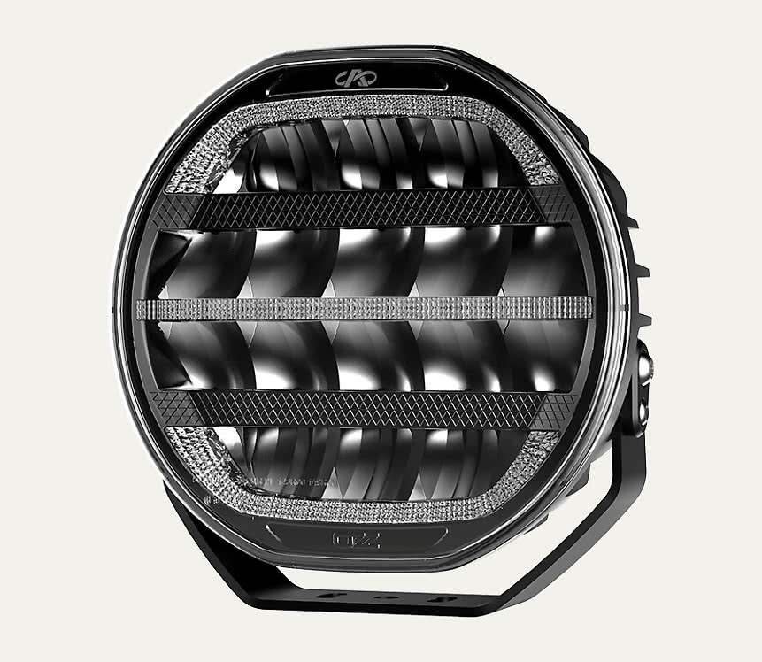 OZZ Driving Lights 9″ with dynamic startup position light and boost function