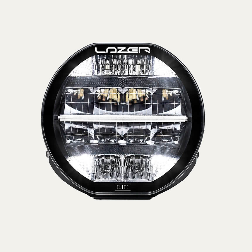 Lazer Sentinel ELITE LED extraljus 7" Svart