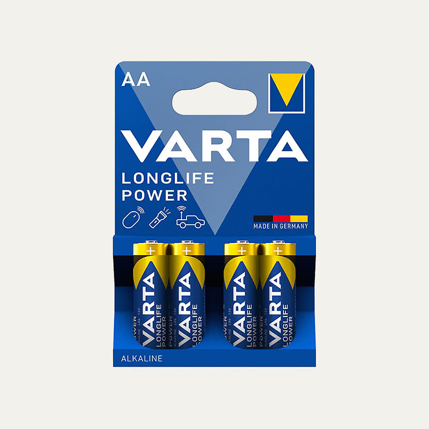 Varta batteri alkaliskt LR06 1,5V AA 4-pinpack