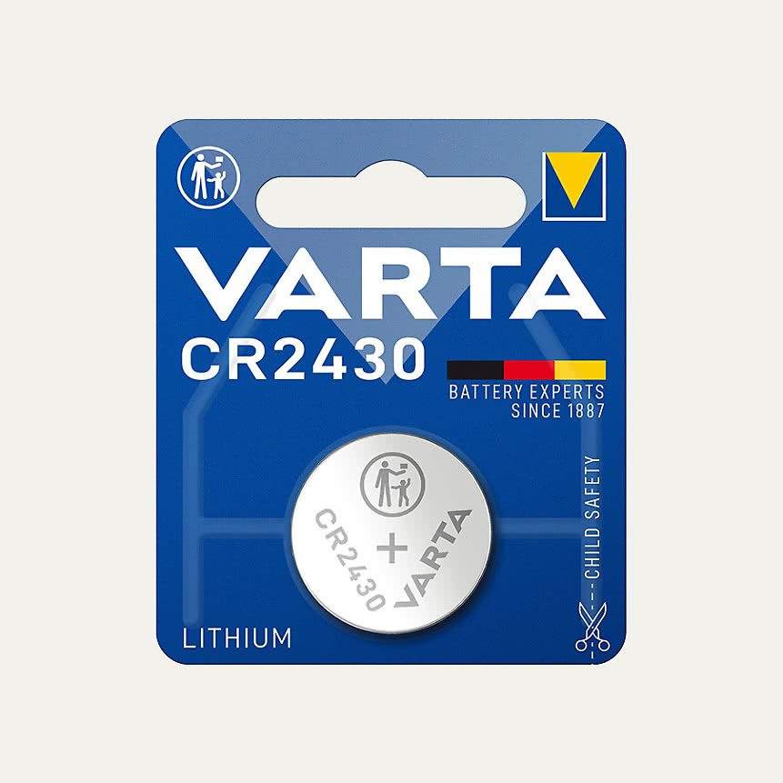 Varta batteri litium CR2430 3V 1-pinpack