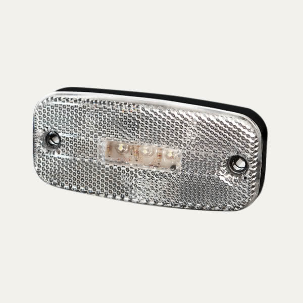 Position Light White, LED, 12/24V