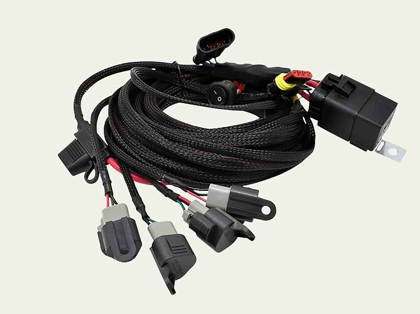 Lazer kabelsats 4 extraljus Carbon serien