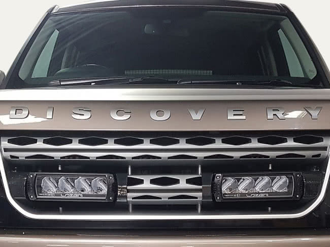 Kit Barre Luce LED Lazer per Land Rover Disc4 2014+ 2xTriple-R750 Elite
