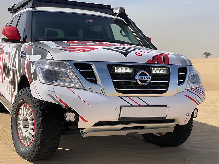 Kit barre luminose a LED Lazer per Nissan Patrol Y62 2018+ 2x Triple-R750 Std
