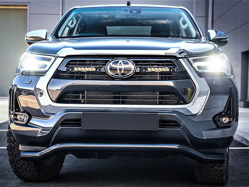 Kit Barre Luminose LED Lazer Toyota Hilux 2021+ 2x Linear 6 Elite