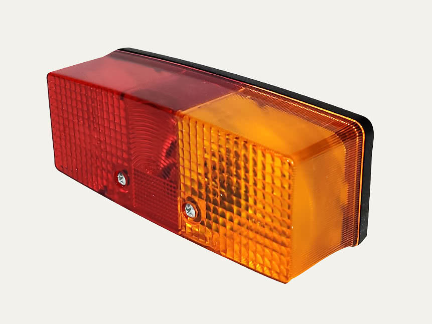 Hella Rear Lamp with License Plate Lighting and Indicators Right