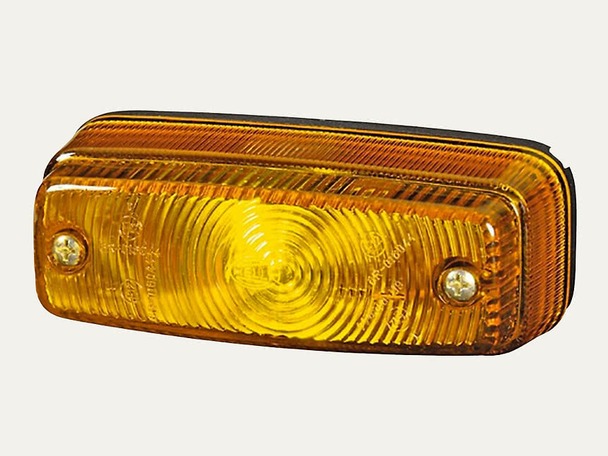 Hella Indicators with orange plastic lens