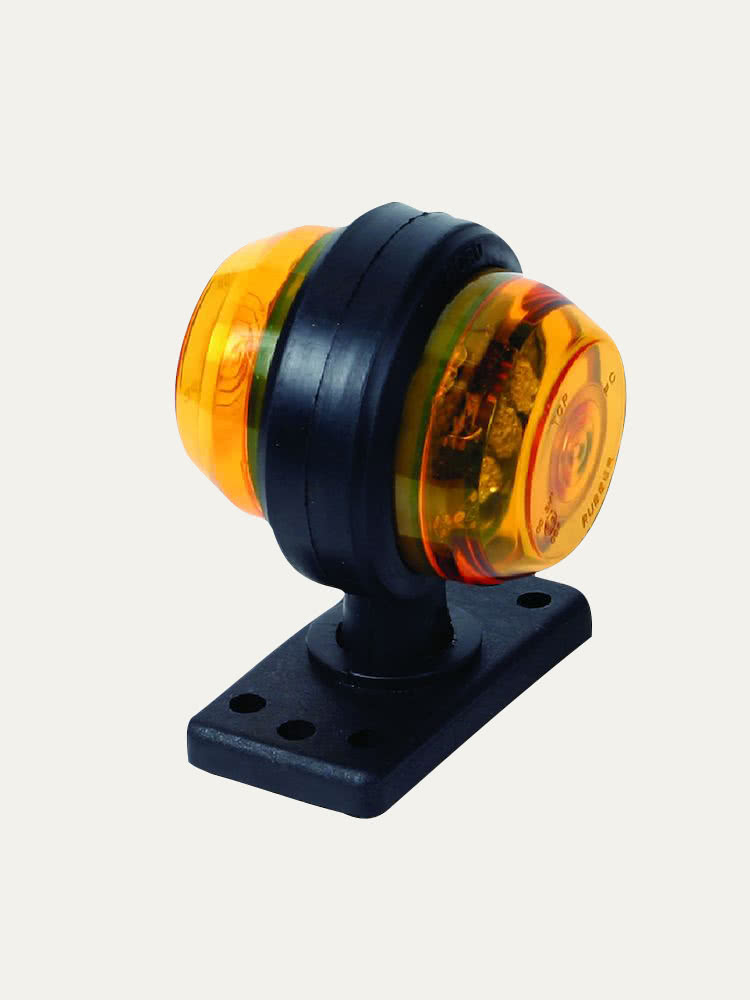 NOD Positionnement Lumineux Feu de Gabarit LED 24V, orange avec 2 verres