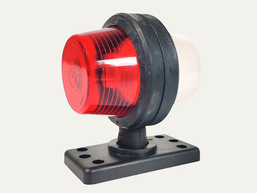 Position Lumineuse rouge/blanc avec connexion terminale plate
