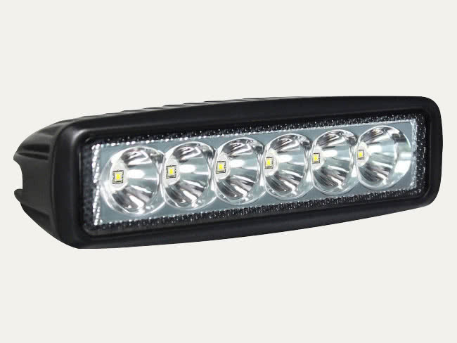 BriodLights Arbetslampa LED 6x3 W Osram Flood