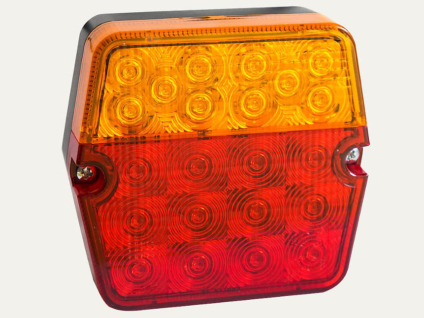 LED-Rücklicht mit Kennzeichenbeleuchtung ohne Reflektor