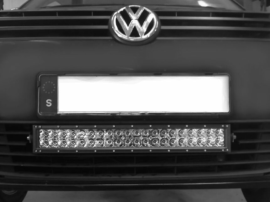 Extraljusramp V2 böjd 567 mm inkl. mont.kit VW Caddy