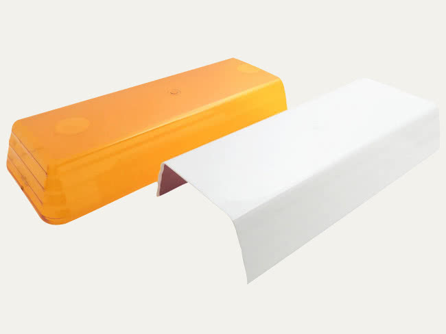 ECCO Warning Light Bar Replacement Lens series 60, orange 150 mm