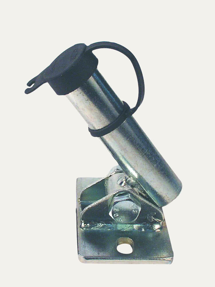 Justerbart fäste med adapter för varningsljus