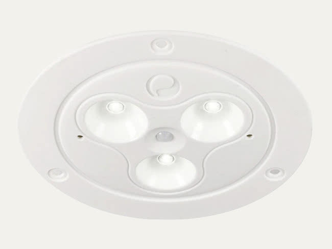 Illuminazione Interna Pommier Lampada da Soffitto IRIZIUM PR 500 IR 12/24V incassata con sensore di movimento