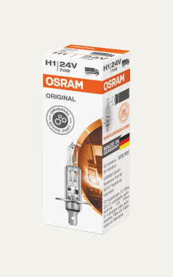 OSRAM ORIGINAL H1, Halogenstrålkastare