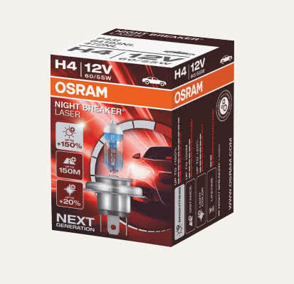 OSRAM NIGHT BREAKER® LASER H4