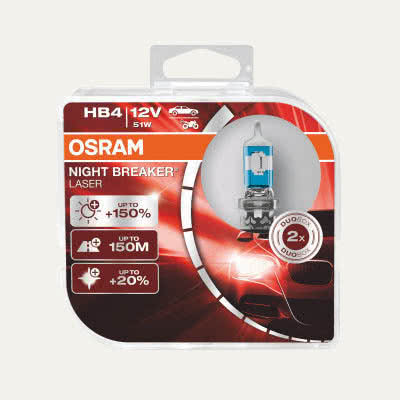 OSRAM NIGHT BREAKER LASER HB4 - Caixa rígida