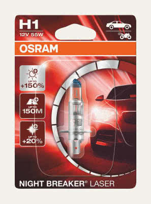 OSRAM NIGHT BREAKER LASER H1 - Blister