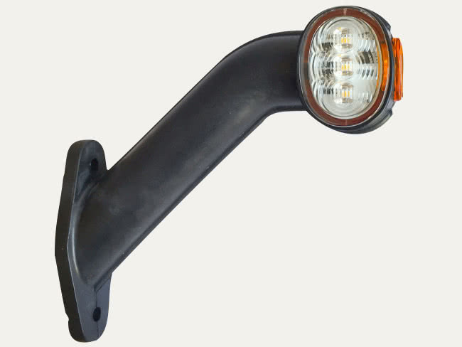 Lucidity Lumière de Position LED Rouge/Blanc/Orange Gauche 12-24V câble de 5 m