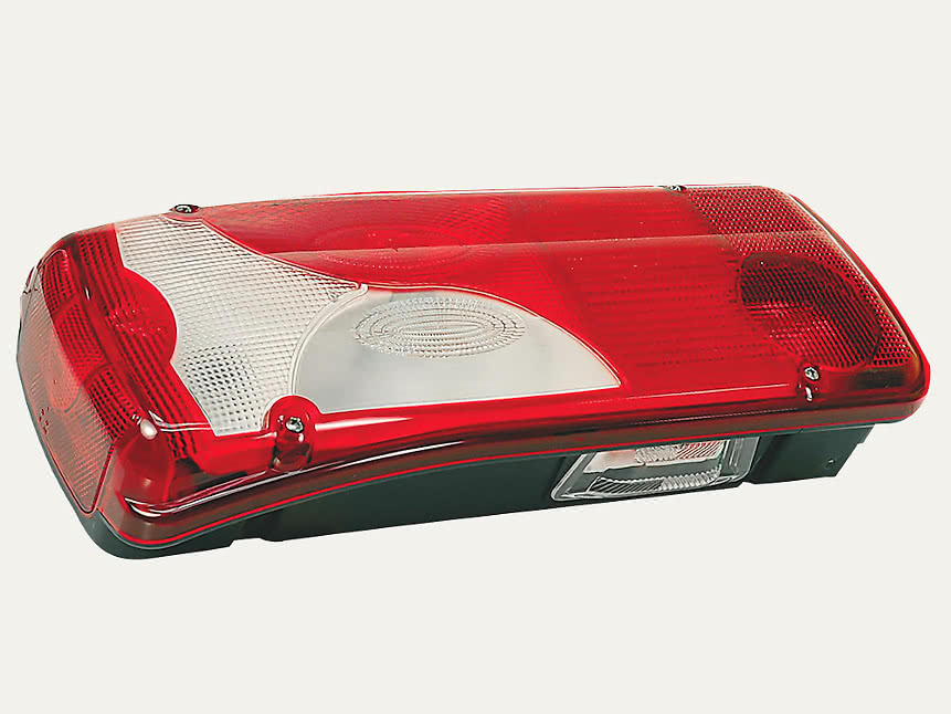 Vignal Taillight LC8 left with license plate lighting AMP rear