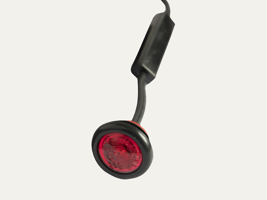 Position de Lumière Mini LED rouge E-marked 10-30 V câble 0,2 m