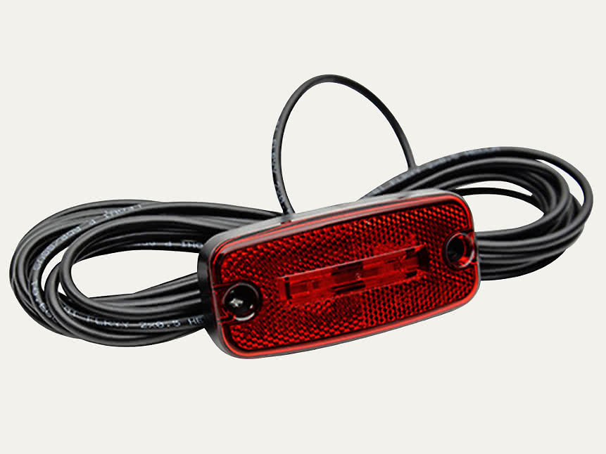 Feu de position Hella rouge LED 24 V 110×50 mm