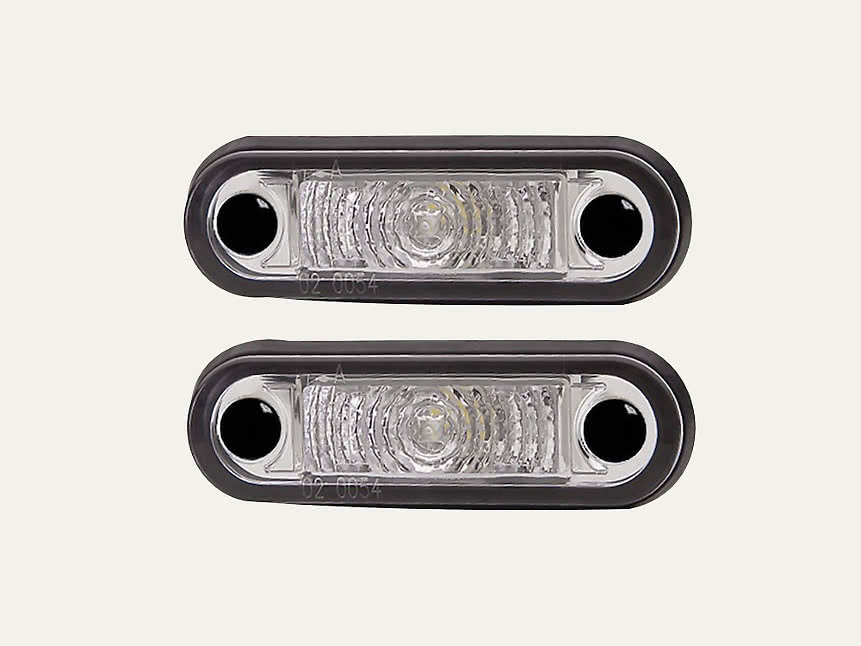 Hella Feu de position blanc LED 10-33 V câble 0,5 m
