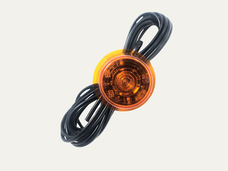 Gylle LED insert orange, E-marked