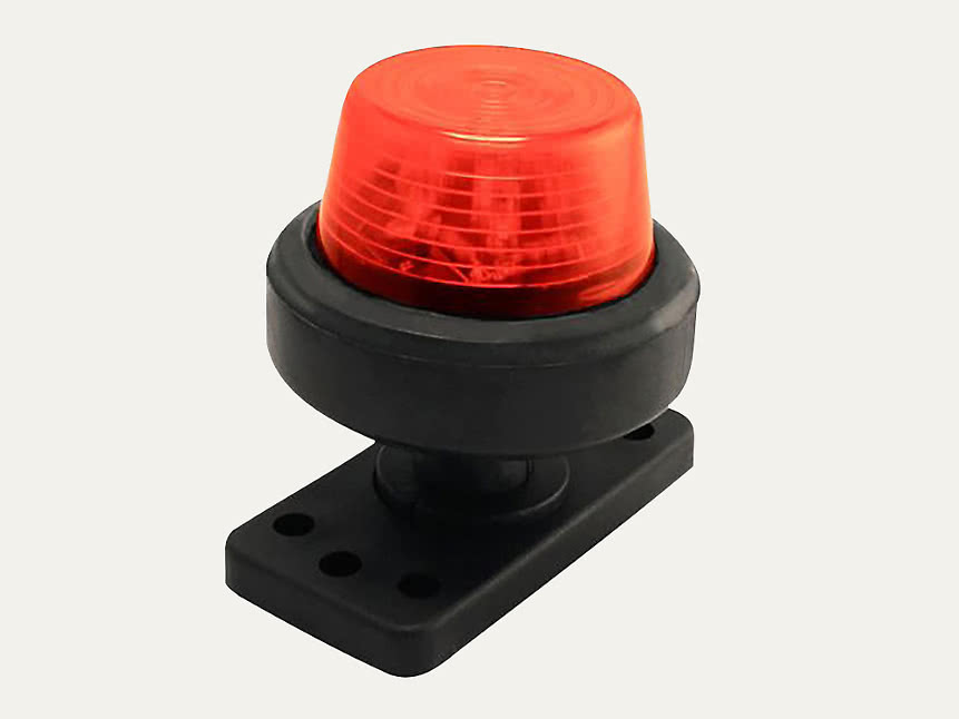 Gylle Sidomarkeringslampa orange 60 mm Y-modell LED