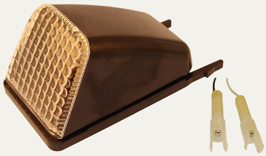 White Roof Light Snap Mount