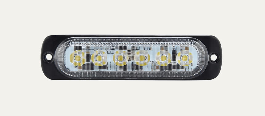 Flextra Feu Clignotant Jaune 10-30V 6 LED