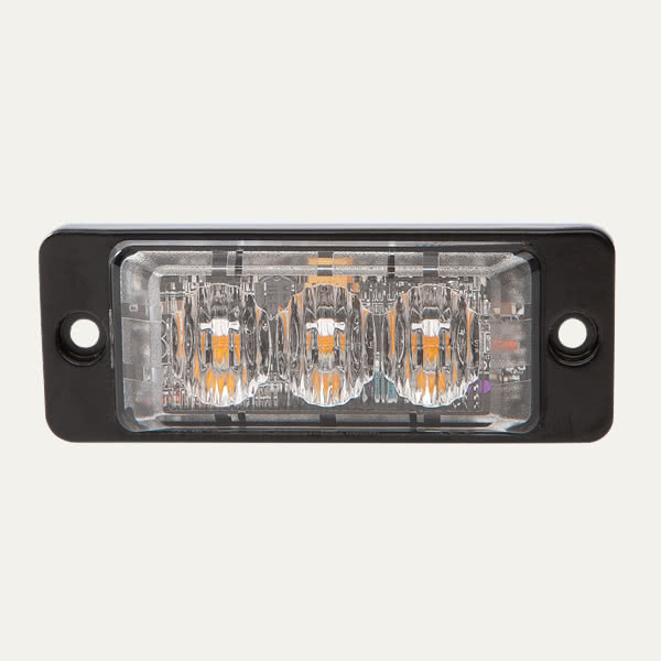 Flextra Gyrophare Slim Blanc, 12-24V, 3 LED