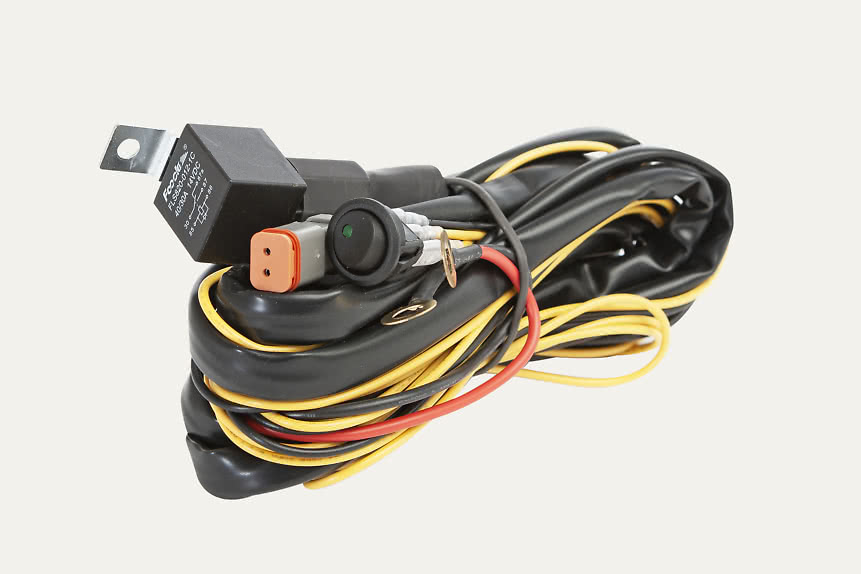 Extraljuskablage Med Relä 12V