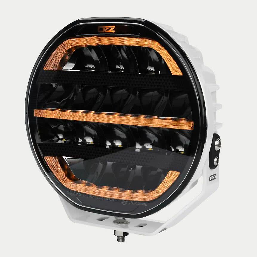 OZZ XR2 P7" LED extraljus 178 mm vit