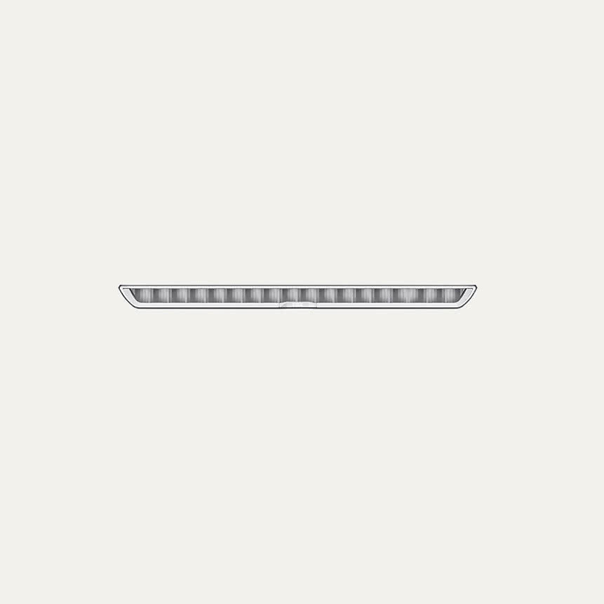 OZZ XB1 P27" LED Extraljusramp Vit