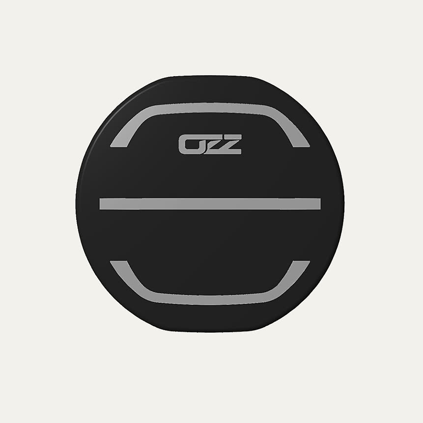 OZZ svart linsskydd för OZZ XR2 P9”