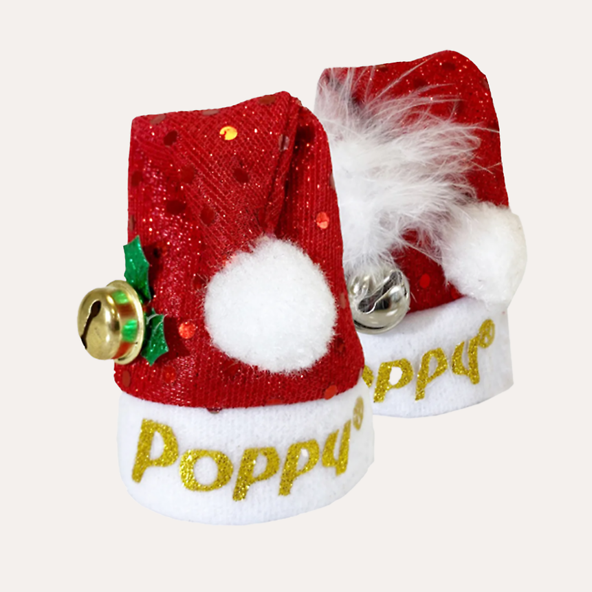 Santa-Hut Feder/Mistelzweig