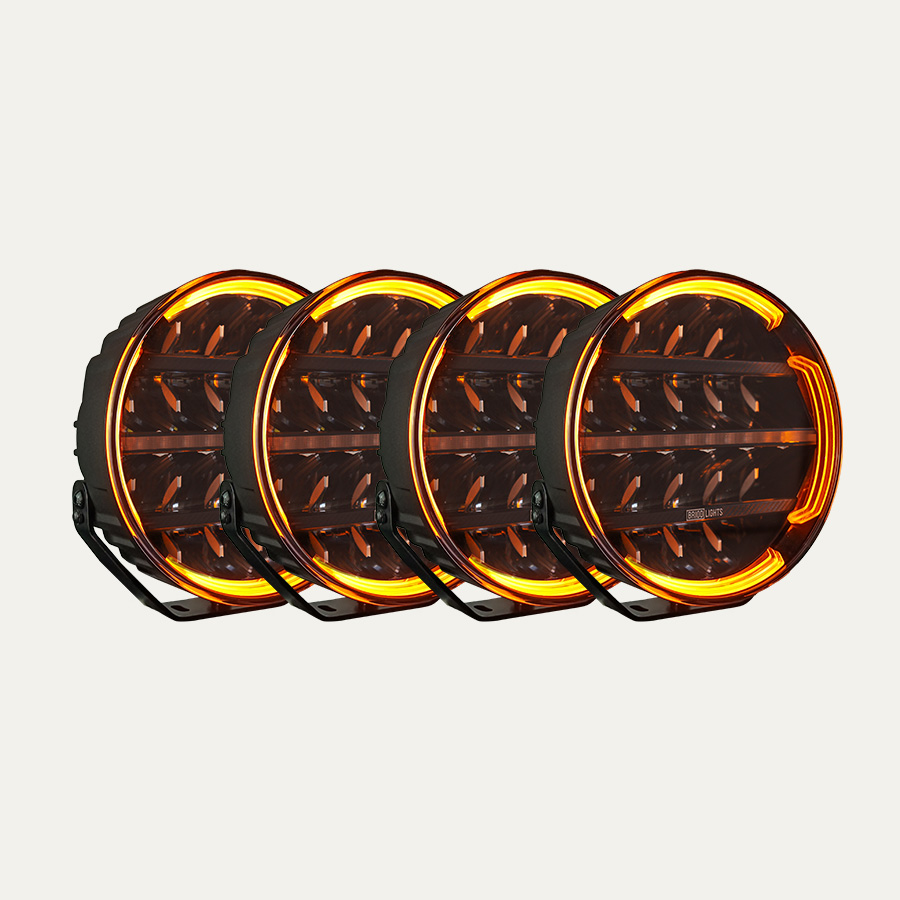 BriodLights Olympus 9" LED-körljus 4-pack