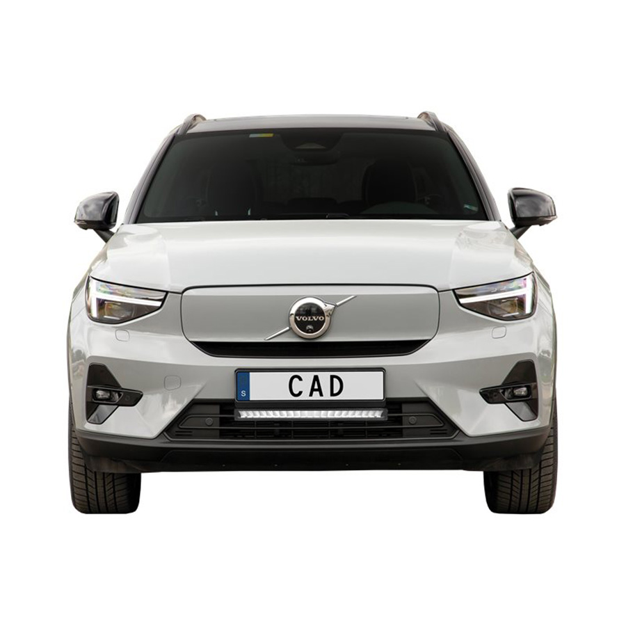 LED light bar kit Unico 20" compatible with Volvo EX40 (2023 and later) - Rail mount