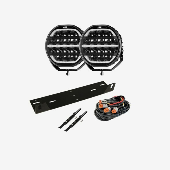 OZZ XR2 9″ Black 2-Pack Driving Lights Kit