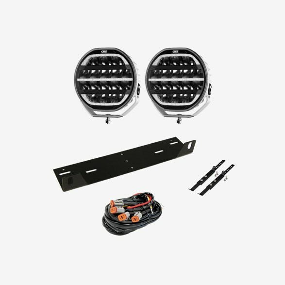 OZZ XR2 P9" Vit 2-Pack ExtraljusKit - Med Digital Lighting