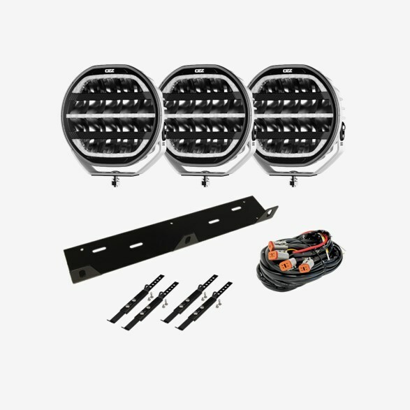 OZZ XR2 P9" Vit 3-Pack ExtraljusKit