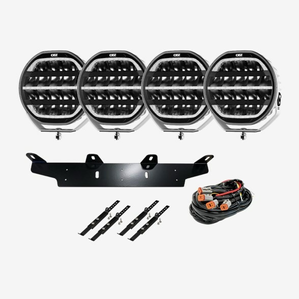 OZZ XR2 P9" Vit 4-Pack ExtraljusKit