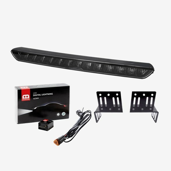 OZZ XB1 20″ Black LED Light Bar Kit - With Digital Lighting