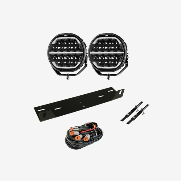 OZZ XR2 P7" Svart 2-Pack ExtraljusKit
