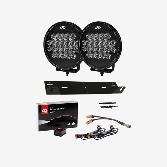 TORO 9″ 2-PACK DRIVING LIGHTS LED Light Bar Kit - With Digital Lighting